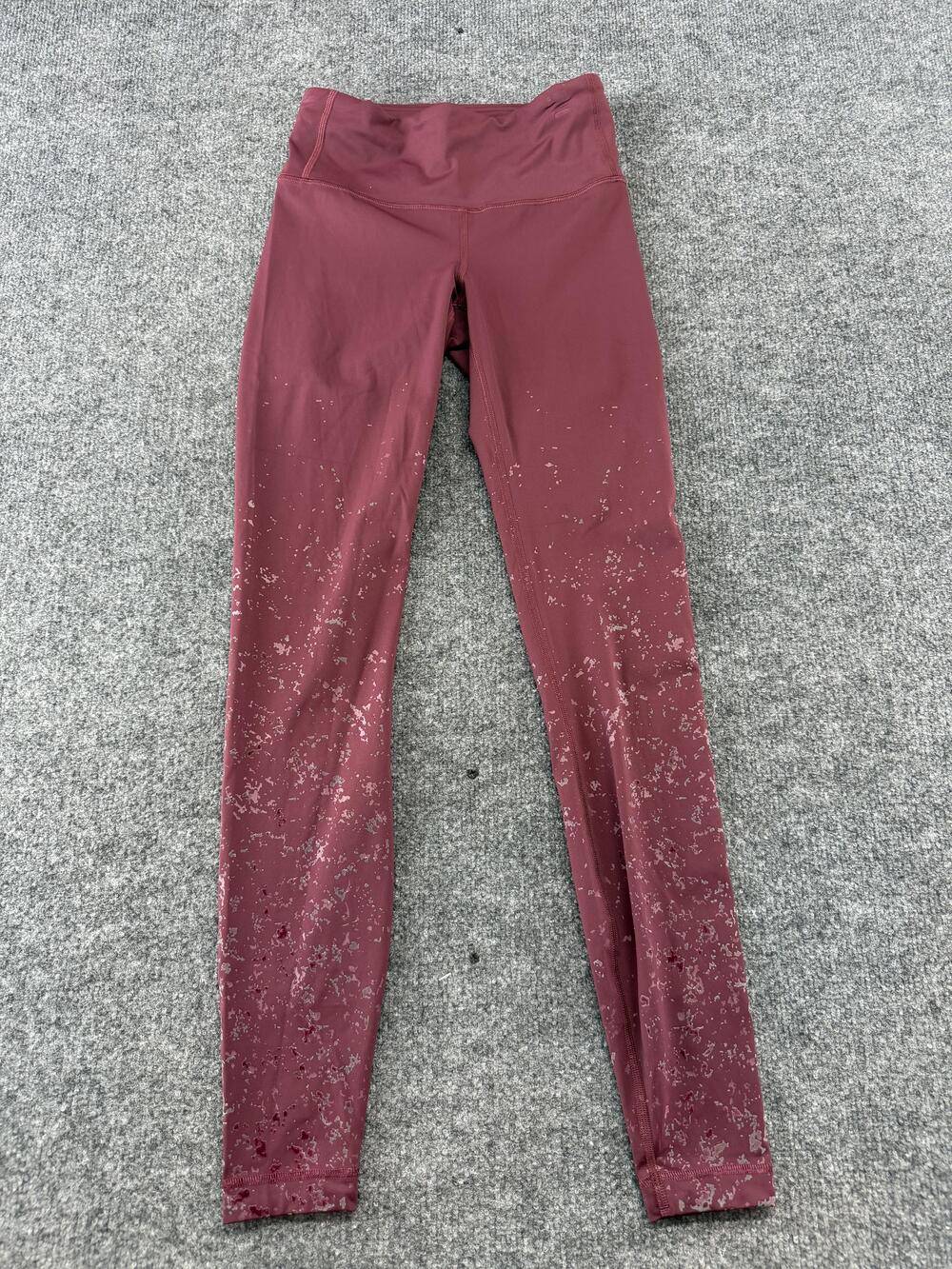 Lululemon Speed Wunder Mid-Rise Tight 28" *Speckle Shine Garnet / Garnet $148